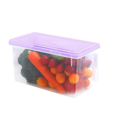 China Fridge Storage Bin Fridge Food Storage Containers Fridge Stocked Pullable Storage Box for sale