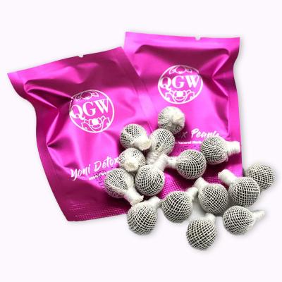 Cina Yoni Pearls Clean Point Womb Detox Pearls Vaginal Cleaning Pearl Pads Customized Yoni Detox in vendita