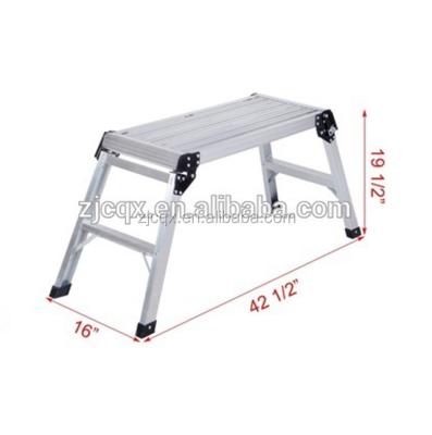 China Aluminum Rack Ladder Agility Step Ladder Folding Work Platform Portable Ladders Work Ladder For Sale for sale