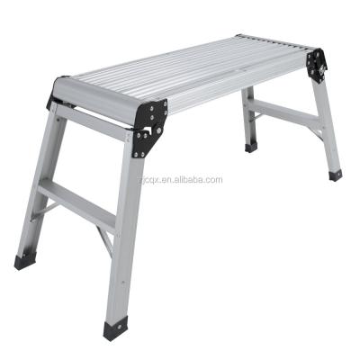 China Aluminum Folding Ladders Platform Drywall Step Up Work Bench Stool Folding Ladder for sale