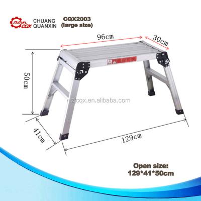 China Large Size Portable Aluminum Car Wash Platform Work Platform 150kg Capacity for sale