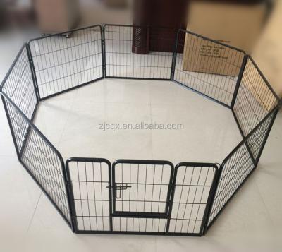 China Sustainable Heavy Duty Portable Dog Fence Playpen 8 Panels for sale