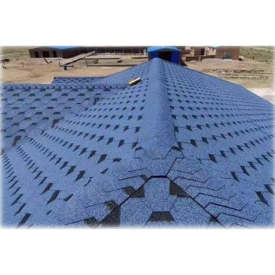 China Traditional Red Asphalt Roofing Sheet With Customizable Colors Bitumen Shingles for sale