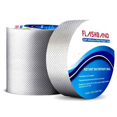 China Waterproof Butyl Tape Self Adhesive Flash Band Tape for Office Building Performance for sale