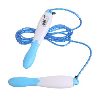 China Hot Selling Crossfit Training PVC Steel String Kids Digital Jump Rope With Counter for sale