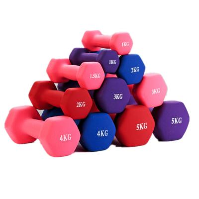 China Women's High Quality Home Bodybuilding Use Colorful Dumbbell Set For Home Fitness for sale