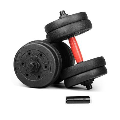 China Eco - Friendly Use Barbell Dumbbell 10kg 20kg 30kg Adjustable Double Dumbbell Set 40kg for sale