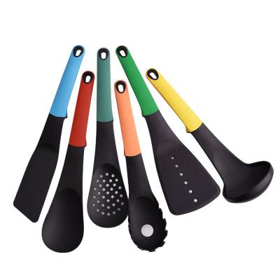 China Food Grade Sustainable Nylon Kitchenware Set 6 Pieces Kitchen Cookware Heat Resistant Nonstick Cooking Tool Kit for sale