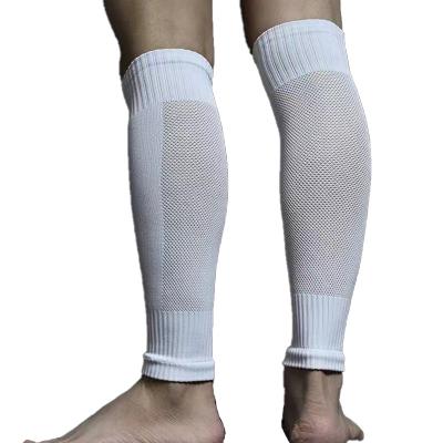 China Shin Guard Teens Socks Pads 2022 Anti-Slip Sports Compression Full Leg Football Boots Calf Compression Stockings Socks For Running Football Shin Guards for sale