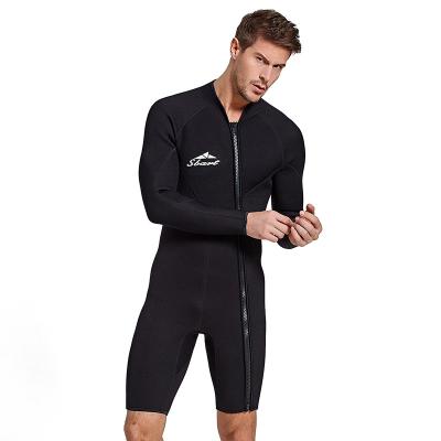 China 3mm Neoprene Waterproof Wetsuit For Men Diving Suit Spearfishing Deep Thermal Swimsuit One Piece Set Surfing Snorkeling for sale