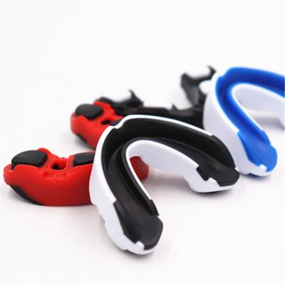 China Newest Design Eco-friendly Sports Tooth Protect Logo Custom Boxing Mouthguard for sale