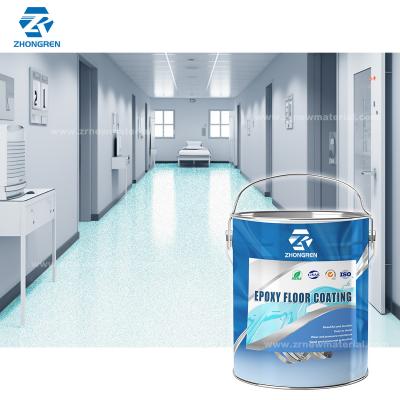 China Chemical Resistance Sand Epoxy Floor Coating Waterborne Epoxy Paint Two Components for sale