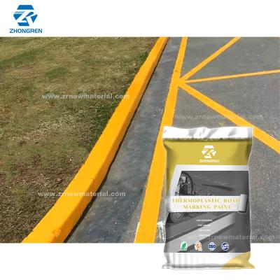 China Quick Drying Thermoplastic Striping Paint Reflective Highway Paint White Yellow Blue for sale