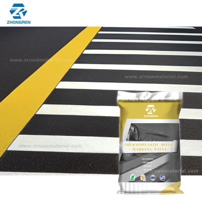 China Customized Color Thermoplastic Traffic Paint Drop On Mix High Reflectivity for sale