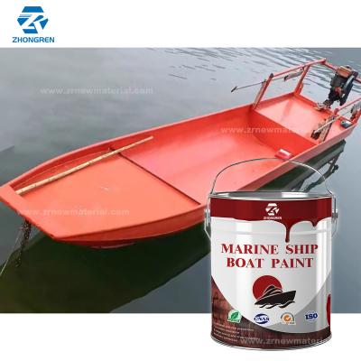 China Pintura roja marina de óxido de hierro epoxi Pintura anticorrosión para superficie de buques en venta