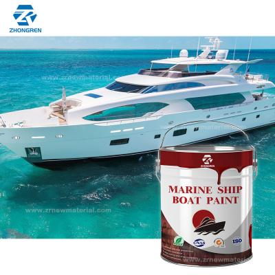 China Pintura de barco y barcaza resistente a los rayos UV Pintura marina antióxido duradera en venta