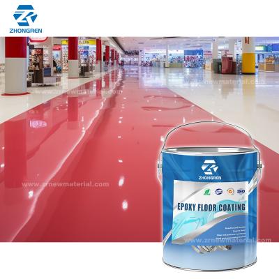 China Two Components Non Skid Epoxy Floor Coating Slip Resistant Epoxy Coating 20Kg for sale