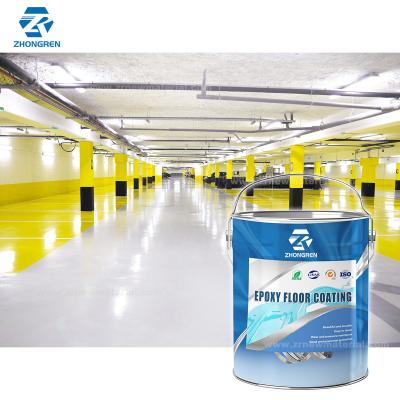 China Garage Warehouse Self Leveling Epoxy Floor Coating Transparent Eco Friendly for sale