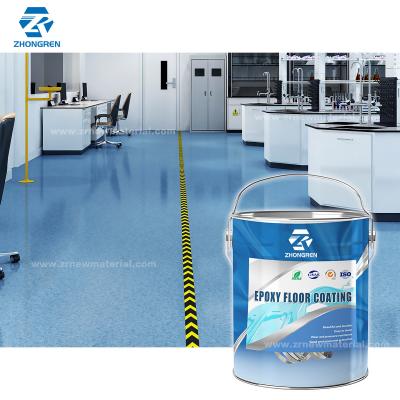 China Chemical Resistance Anti Slip Epoxy Garage Floor Paint Bright Smooth Finish for sale