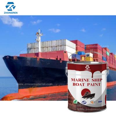 China Anti Corrosive Marine Ship Paint Hydrophobicity Waterproof Boat Paint 25Kg for sale