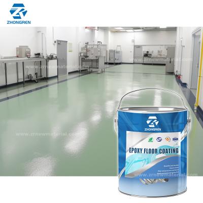 China Anti Corrosion Non Slip Epoxy Floor Coating Electronic Chemical Workshop Floor Paint for sale