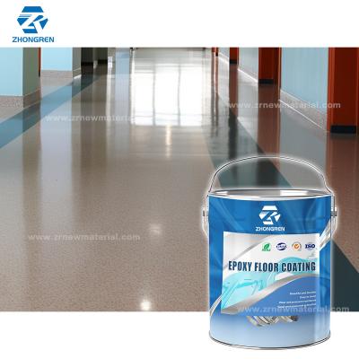 China High Gloss Colored Self Leveling Garage Floor Coating Stain Resistant for sale