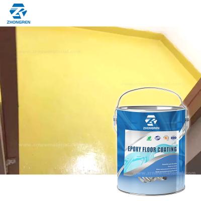 China Customized 2 Part Epoxy Resin Floor Paint Epoxy Floor Coating With Anti Slid for sale