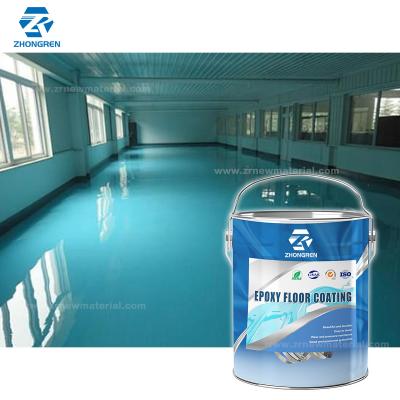 China Top Transparent Hard Epoxy Resin Floor Paint  2 Component Epoxy Paintint Odoless for sale