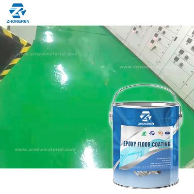 China 25 kg zware epoxy vloercoating industriële vloerverf voor pakhuizen Te koop