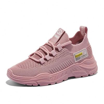 China New Style Women Mesh Durable Summer Shoes Stylish Breathable Lightweight Pink For Women's Shoes for sale