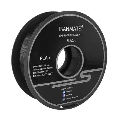 China High precison iSANMATE 3D Printer PLA+ PLA Plus Filament Wire Diameter 1.75mm Material Imported from Thailand and USA for sale