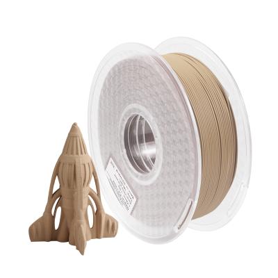 China 3D Wooden Printer / 3D Pen White Pine Color Non-brushed 0.02 Tolerance 3d Printer Filament Wooden PLA Filament 1.75mm Diameter for sale