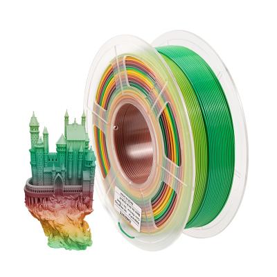 China iSANMATE 3D Rainbow PLA Printer Filament PLA+ Rainbow 1kg Rainbow 1.75mm PLA Filament for sale