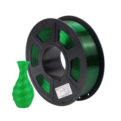 China 3D Printer / 3D Pen Isanmate Green Color 3d Printer Filament Transparent 1.75mm Clear For FFF FDM 3D Printing Machine for sale