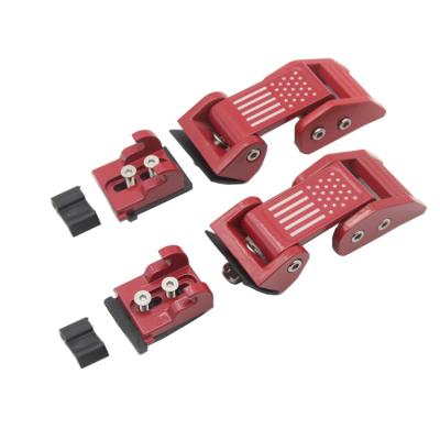 China Wrangler JL 2018+ Red Gladiator JT2020+ Hood Latch Locking For Jeep Sports Hood Locking Catch For Jeep For Jeep Wrangler JK2007-2017 for sale