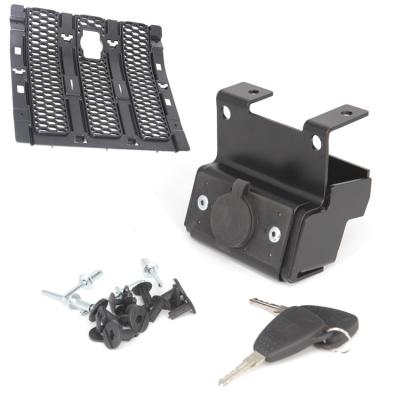 China Factory Sale Sports Grille Hood Cover Lock Kit Anti-theft Lock with Key for Jeep Wrangler JL 2018+ for Jeep Gladiator JT for sale