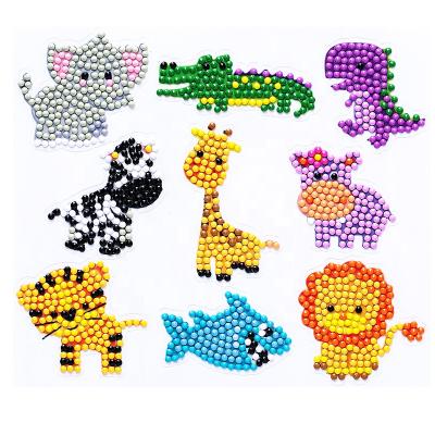 China High Quality Animals Diamond Painting Kits Hot Sale Environmentally Friendly 5D DIY Sticker For Kids Gift for sale