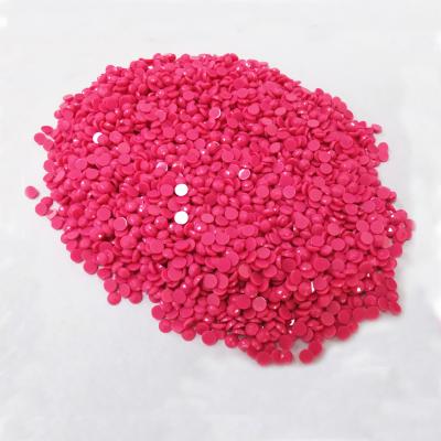 China 13 Round Brilliant DMC 447 Color Faceted High Quality Acrylic Diamond Beads Beads For Diamond Painting for sale