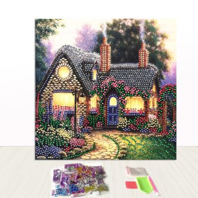 China Special Shaped Beads Shapes Special Shaped Scenery Diy Crystal Wholesale 5D Diamond Painting Party Drill for sale