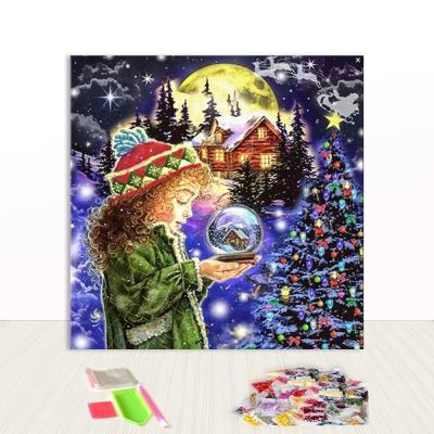 China 26 Faceted Beads Kids Room Wall Decor Arts Picture Diamond Painting Christmas DIY Tool With Kit for sale