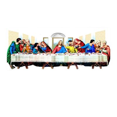 China 26 Faceted DIY Diamond Art The Last Supper Diamond Beads Large Size Painting for Home Decoration for sale