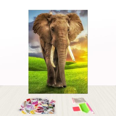 China Of Beads Set Round Diy Kit Beads Rhinestones Diamond Dotz 5D Diamond Painting Elephant Complete for sale