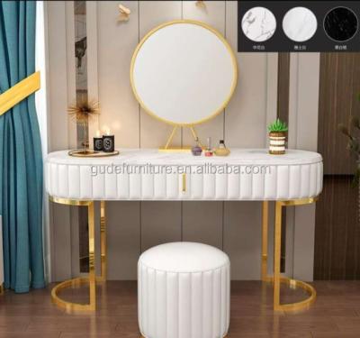 China Durable Dresser With Mirrors Wooden Dressing Table Makeup Stools Modern White Customize Style For Sale for sale