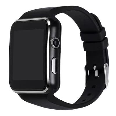 China Cheap price X6 touch screen watch for women men phone watch scam sim BT call with music smart watch X6 for sale