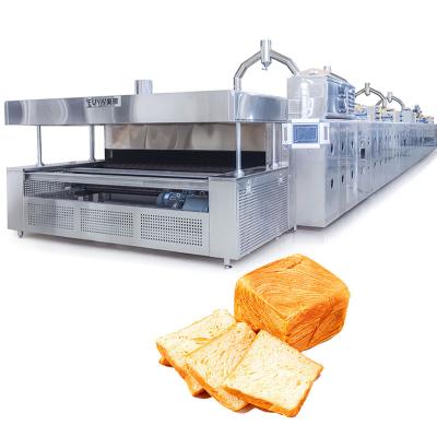 China Snack Factory Bakery Food Factory Commercial High Quality Tunnel Oven For Toast Bread And Hamburger for sale