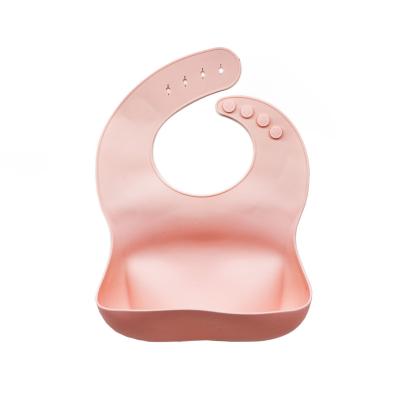 China Washable Feeding Supplies Baby Silicone Bibs babero silicona Silicone Baby Bib With Food Catcher Wholesale baberos de silicona for sale