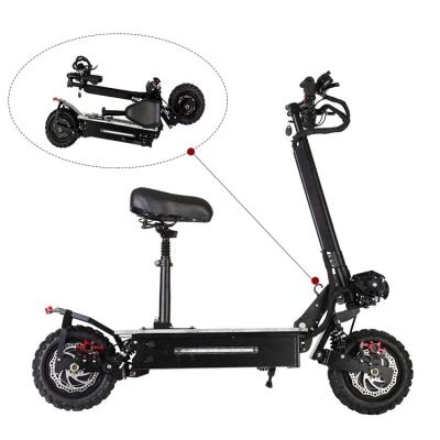 China 5600w 60v 11inch Dual Motor 85km/h Electric Eu Electric Scooter Unisex Warehouse For Adults for sale