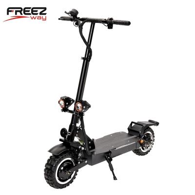 China Freezway 80km/h 3600w dual motor 11inch unisex eskoot scooter fast off road folding electric scooter 60v for sale