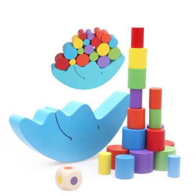 China Creative Moon Balance Toy Early Childhood Education Parent Child Interactive Enlightenment Building Block for sale