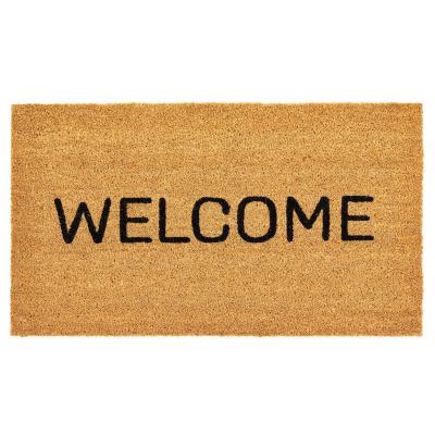 China New Trends Washable Printed Dirt Trap Mat Welcome Home Carpet Non Slip Carpet Entrance Super Absorbent Door Mat for sale